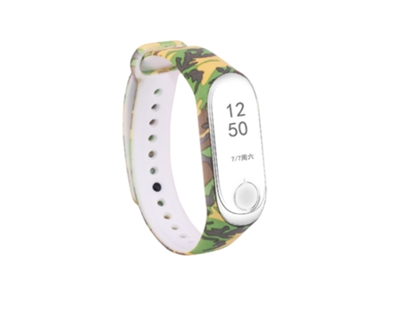 Correa de Silicona patrón floral para Xiaomi Mi 3/Mi 4 - camuflaje de la selva