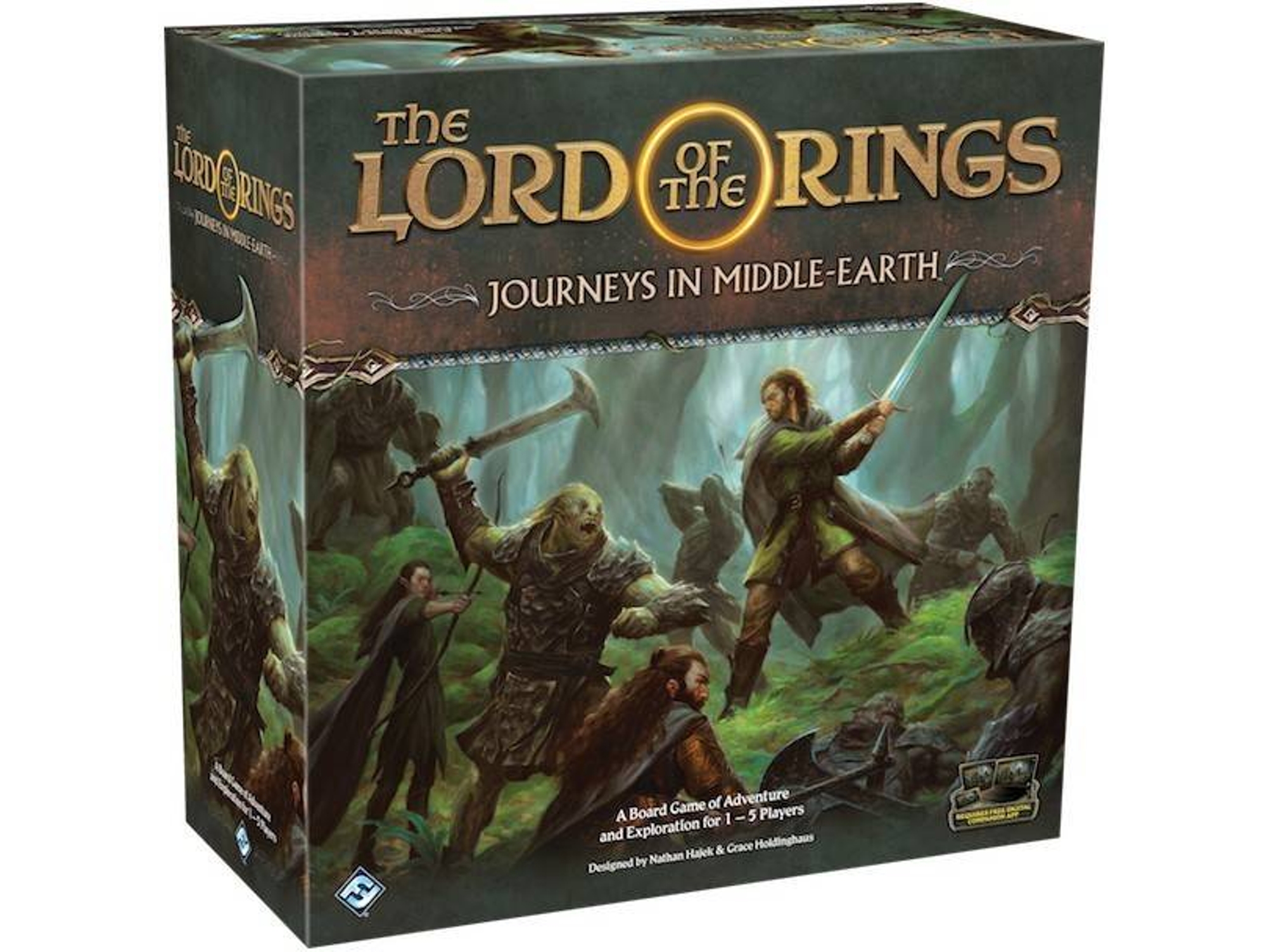Juego de Mesa FANTASY FLIGHT The Lord of the Rings: Journeys in Middle-Earth (Inglés - Edad Mínima: 14)