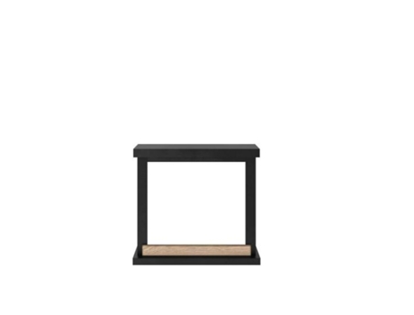 Fuego Rino Negro Marco De Chimenea Mdf Marco De Madera