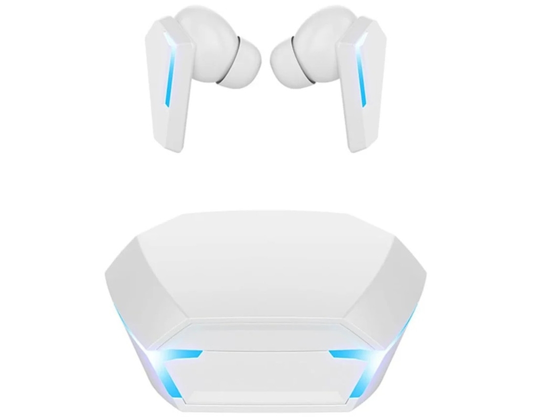 Auriculares Intra Baixa Latência Longa Duração Yizhood Bluetooth Blanco