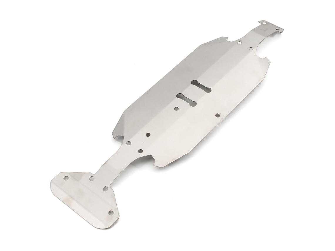 Placa Protectora De Chasis De Acero Inoxidable Para El Accesorio De Mejora Del Coche Teledirigido Tamiya Xv-02 A Escala 1/10