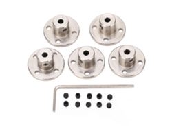 5 Acoplamientos De Brida Rígida De Acero Inoxidable, Diámetro Interior De 3 Mm, Conector De Eje Para Transmisión De Motor.