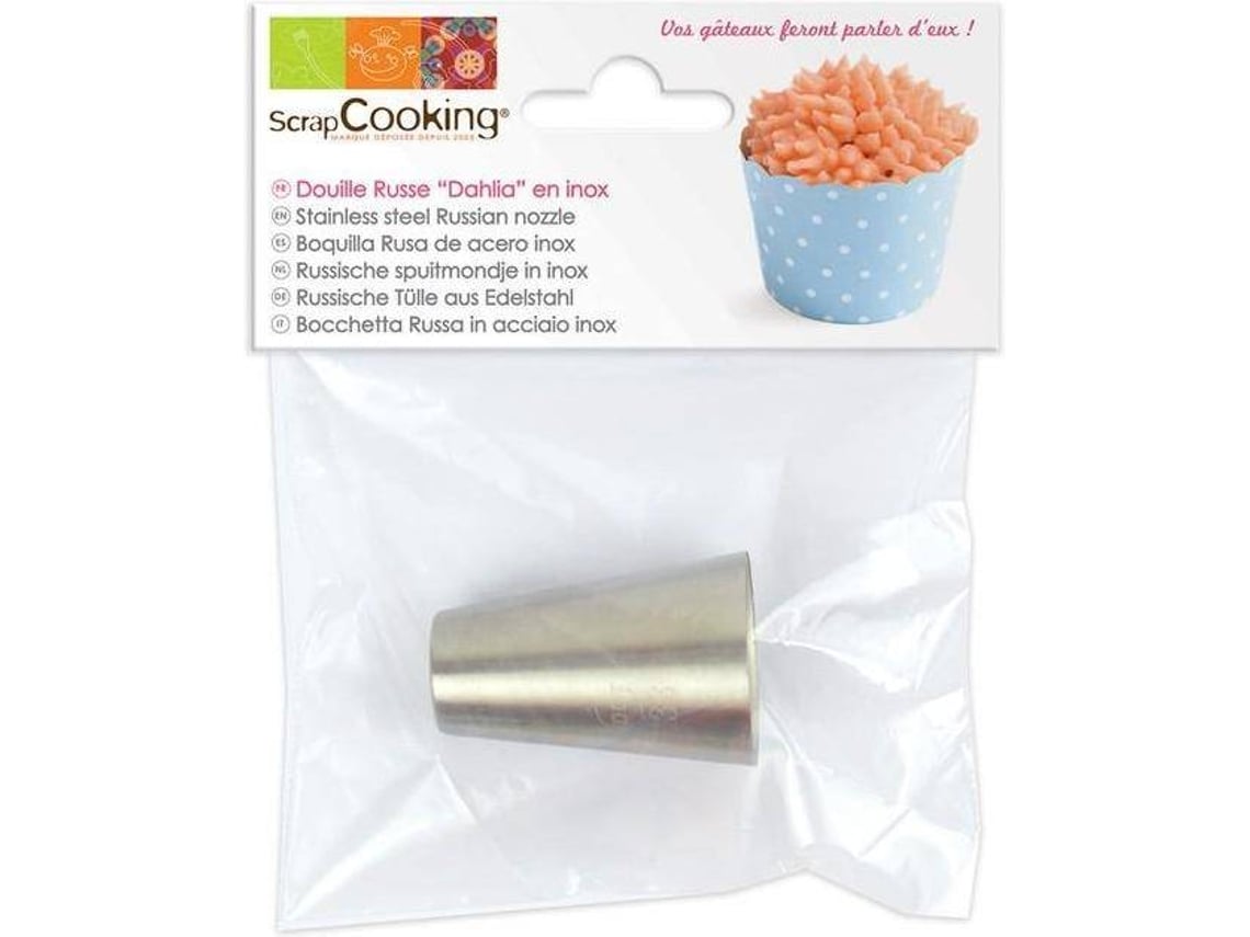 Boquilla Pastelera SCRAPCOOKING Dalia (Acero)