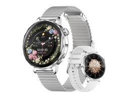 Reloj Inteligente I220 Con Llamadas Bluetooth, Pantalla Hd De 1,27 Pulgadas, Monitor De Frecuencia Cardíaca Y Spo2 Para Mujer (plateado)
