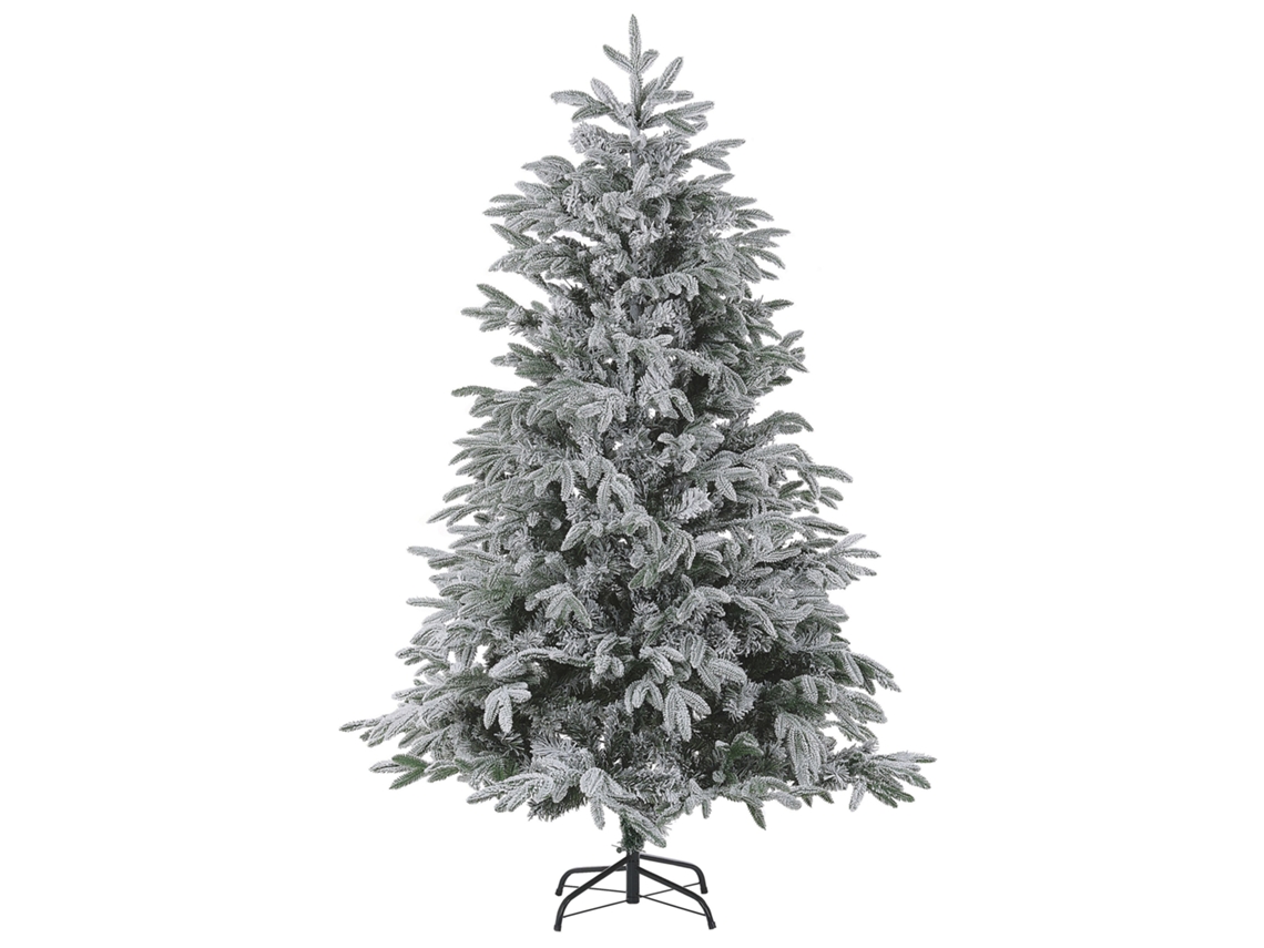 Árbol de Navidad BELIANI Bassie de PVC Blanco 150x150x210