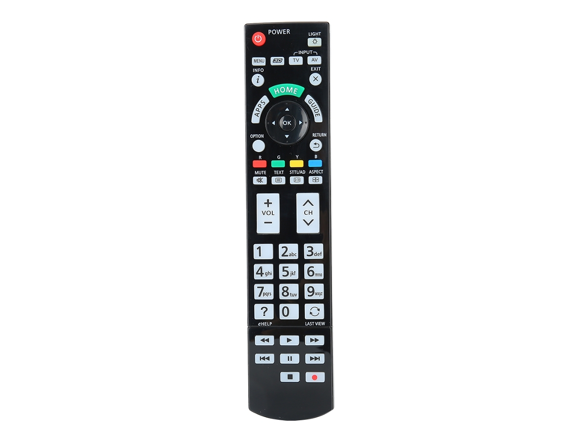 Mando A Distancia De Repuesto Negro Para Televisores Lcd Th55as5700a, Th55as800a Y Th58ax800a