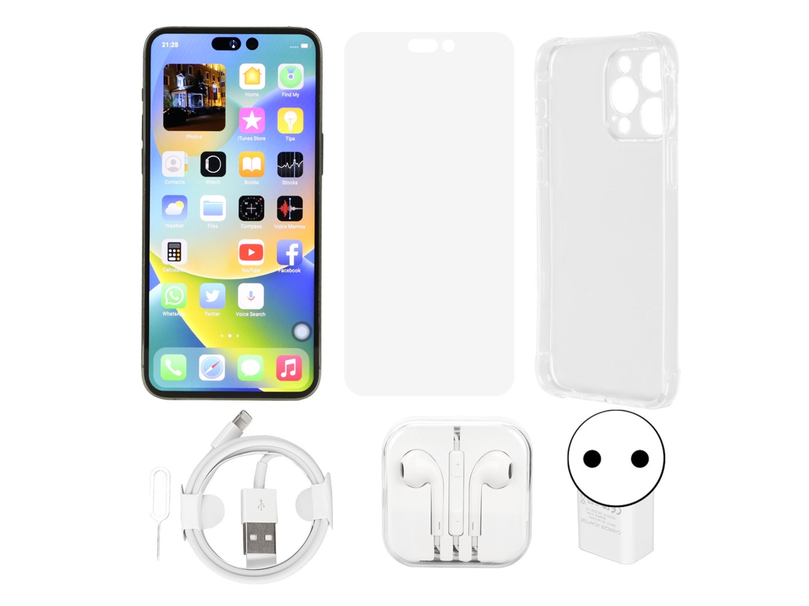 Teléfono Móvil I14 Pro Max 3g Con Android 12.0, 6,5 Pulgadas, Procesador Mt6580p De Cuatro Núcleos, Resolución 720x1560p, 4 Gb De Ram, 64 Gb De Rom, C