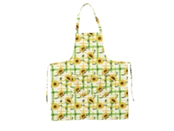 Delantal Antimanchas Con Estampado De Girasoles