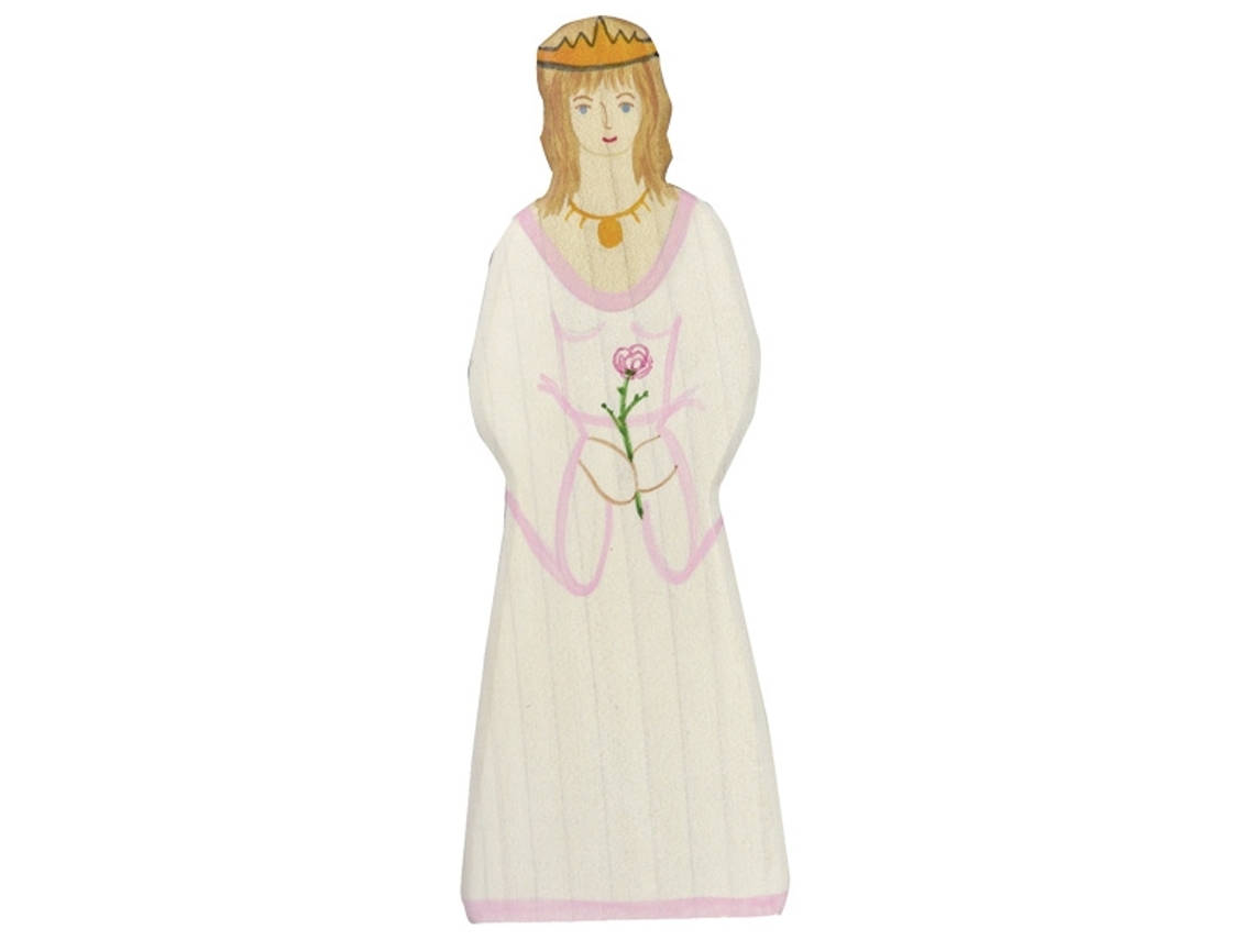Figuras de Acción HOLZTIGER (Madera - Blanco - 6 x 2,3 x 16 cm)