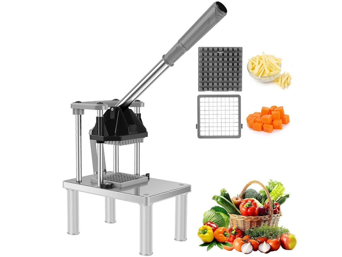 Cortador de papas fritas de acero inoxidable, cortador de papas fritas para hacer papas fritas Rosewell
