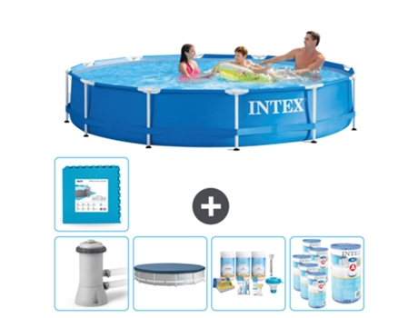 Piscina Tubular INTEX 28212GN-CB16 (6503 L - 366x76cm)