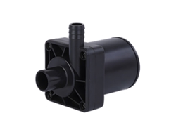 Bomba de presión de agua CC sin escobillas de 24 V, 28 W y 700 l/h con cable de alimentación de 1,5 m para máquina de ducha - Negra