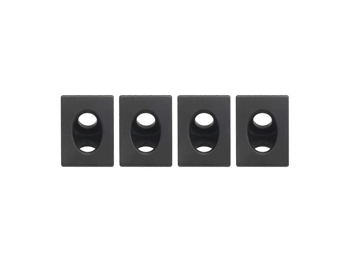 90 Degree Angle Bracket Connector For Cnc 3d Printer Diy V-slot Black Corner For 2020 Aluminum Pr