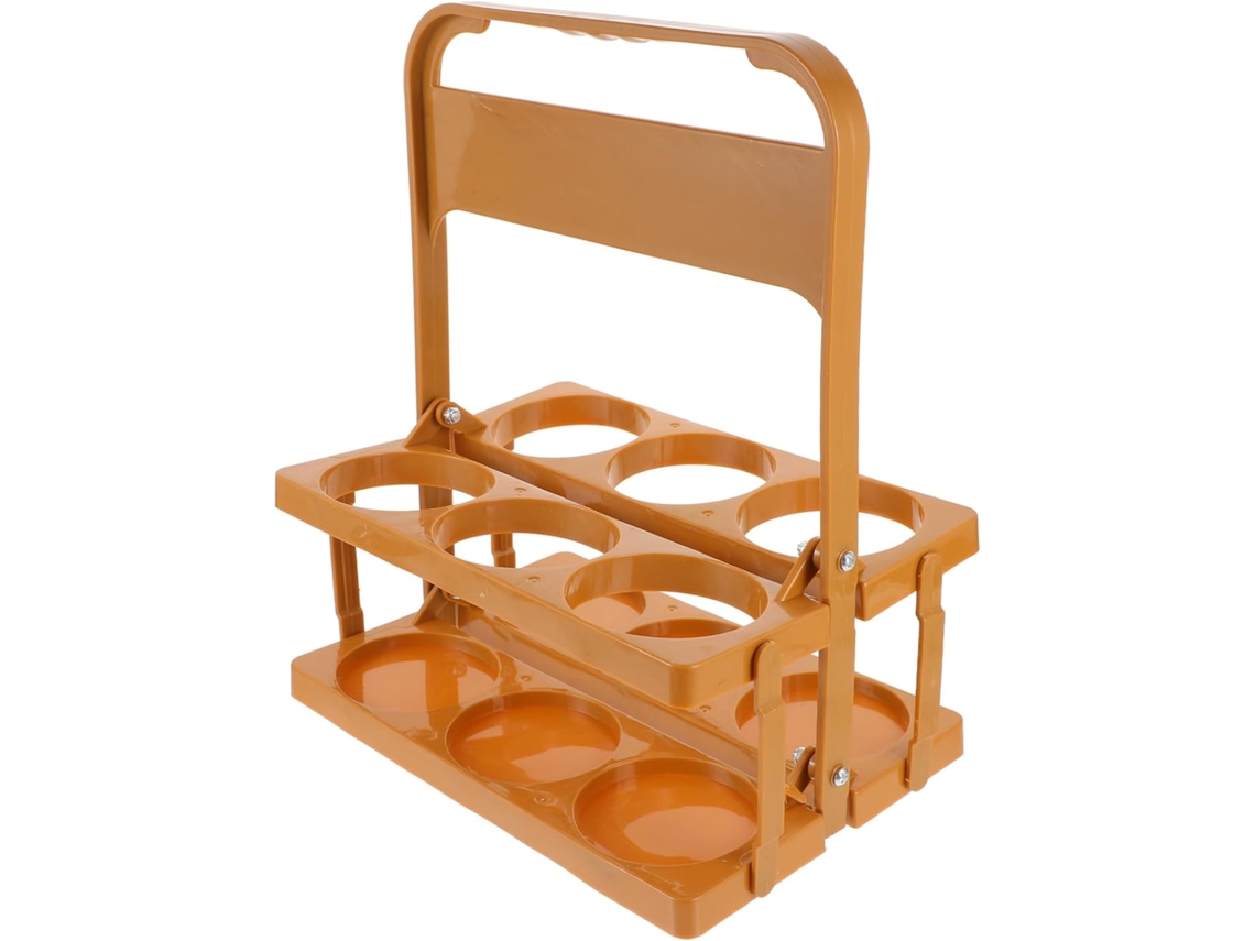 Soporte plegable para botellas de cerveza y vino, portátil y compacto, para fútbol y actividades deportivas.
