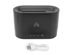 Difusor De Aromaterapia De 250 Ml Y 5 V Con Llama 3d Simulada Y Humidificador Para El Hogar/oficina.