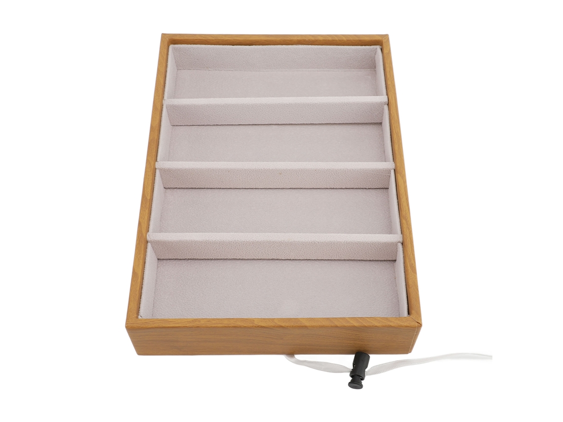 Organizador de gafas con 4 compartimentos y separador de cajones