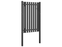 Puerta de jardín de acero 100x150 cm Antracita MAISON EXCLUSIVE