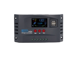 Controlador De Carga Solar Mppt De 20 A Y 12/24 V Con Pantalla Lcd Y Protección Multifuncional.