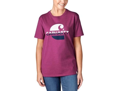 Camiseta Unisex CARHARTT Ajuste Solto Graphic Morado (L)