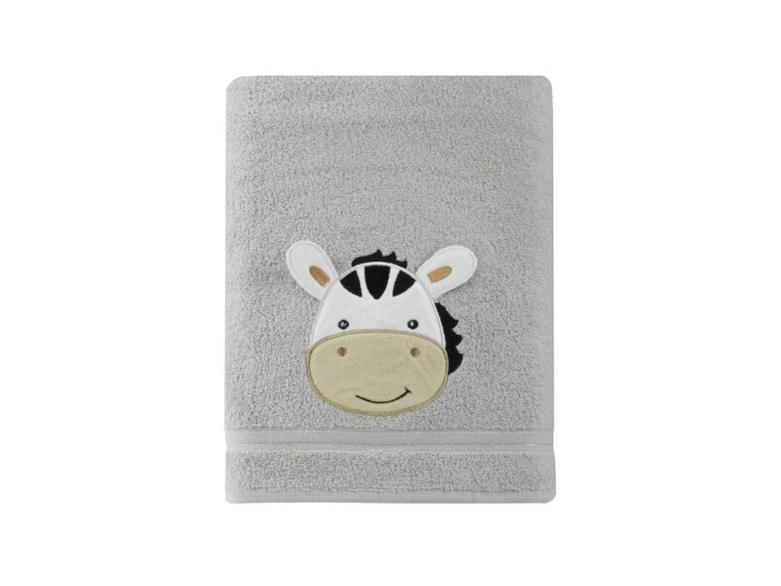Toalla De Baño Infantil Spiin Cebra, 70x140 Cm