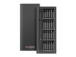 Kit de destornilladores magnéticos de precisión 25 en 1 para reparación de dispositivos electrónicos Black Max Excell