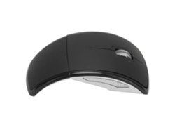 HURRISE Wire Arc Mouse Ratón de alambre plegable Ratón de alambre plegable portátil compacto 2.4G Ratón de alambre plegable 1600Dpi Computadora mate
