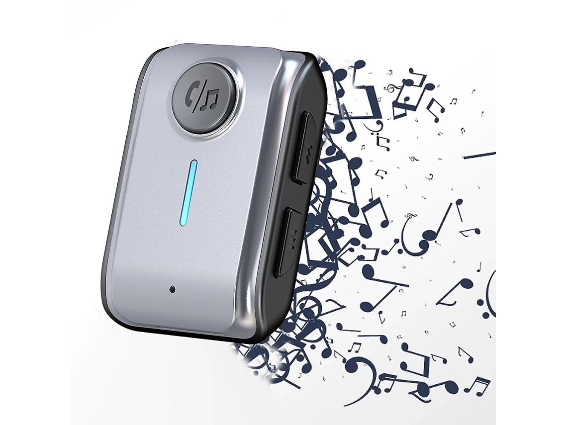Adaptador inalámbrico para coche, transmisor y receptor Bluetooth 5.3, compatible con conector de 3,5 mm, para TV, PC y auriculares. Rosewell
