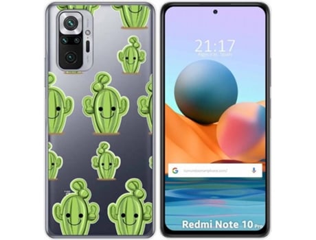 Carcasa Xiaomi Redmi Note 10 Pro TUMUNDOSMARTPHONE Cactus Multicolor