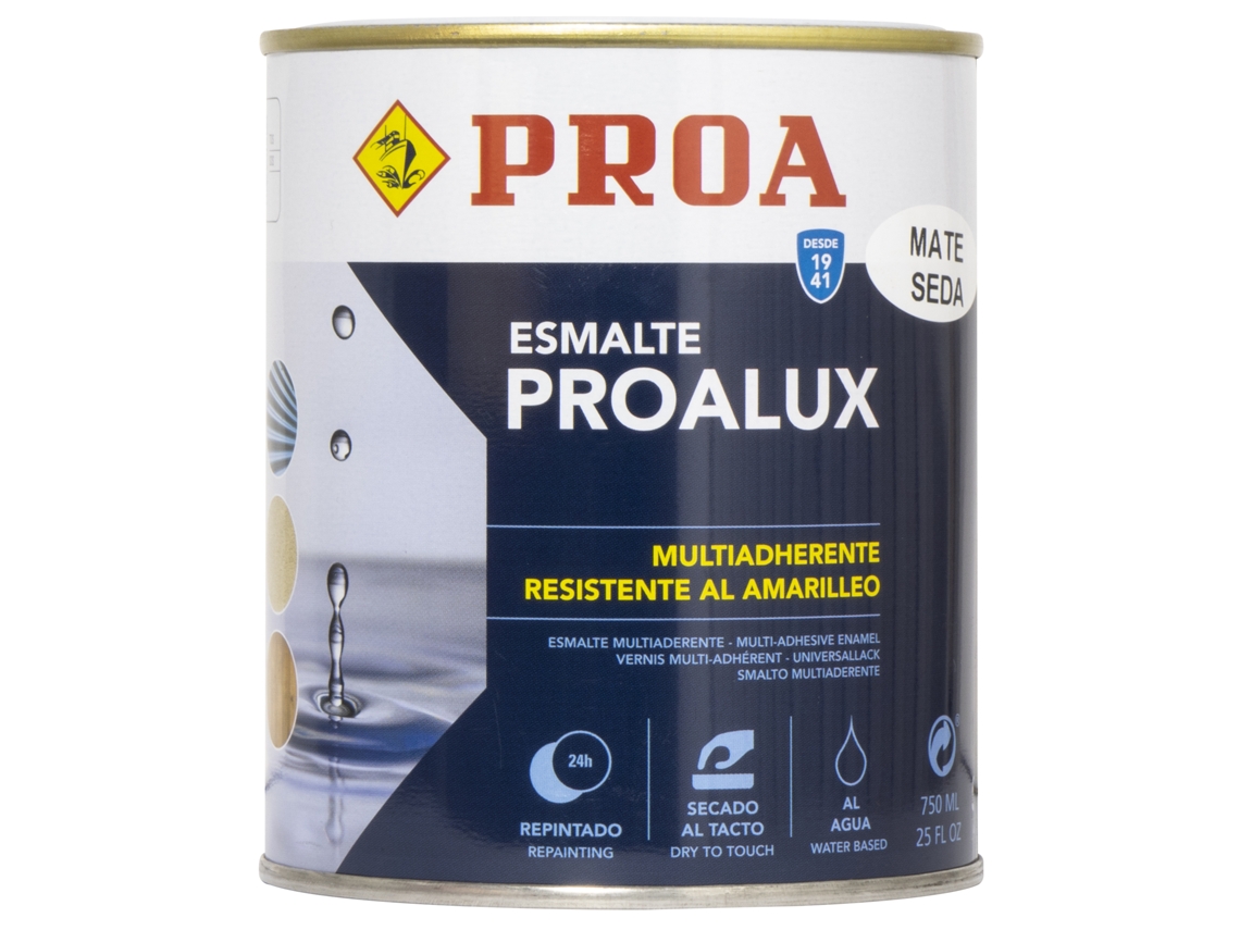 PROALUX Esmalte al agua Multiadherente Multisuperficie Mate PROA Blanco 0,75L