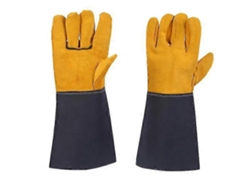 Guantes de soldadura con aislamiento térmico, resistentes al desgaste y aislantes.