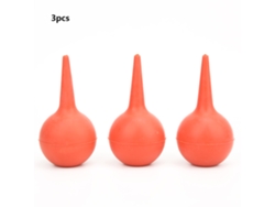 3 Unidades De Bolas De Limpieza De Oídos De 30 Ml, Pipeta De Succión De Goma Para Laboratorio, Resistente Y Duradera.