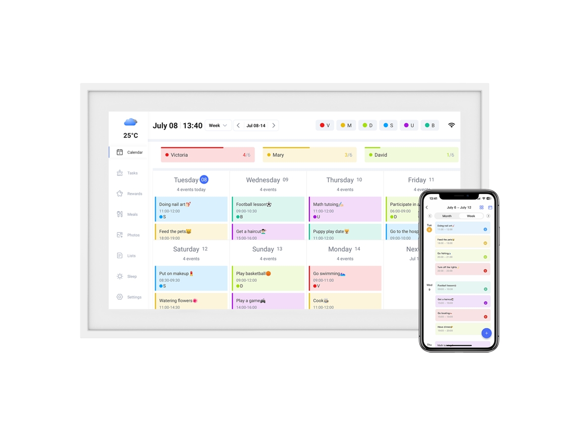 Calendario digital Tabwee P15 (15.6 pulgadas, 2 GB, 32 GB)
