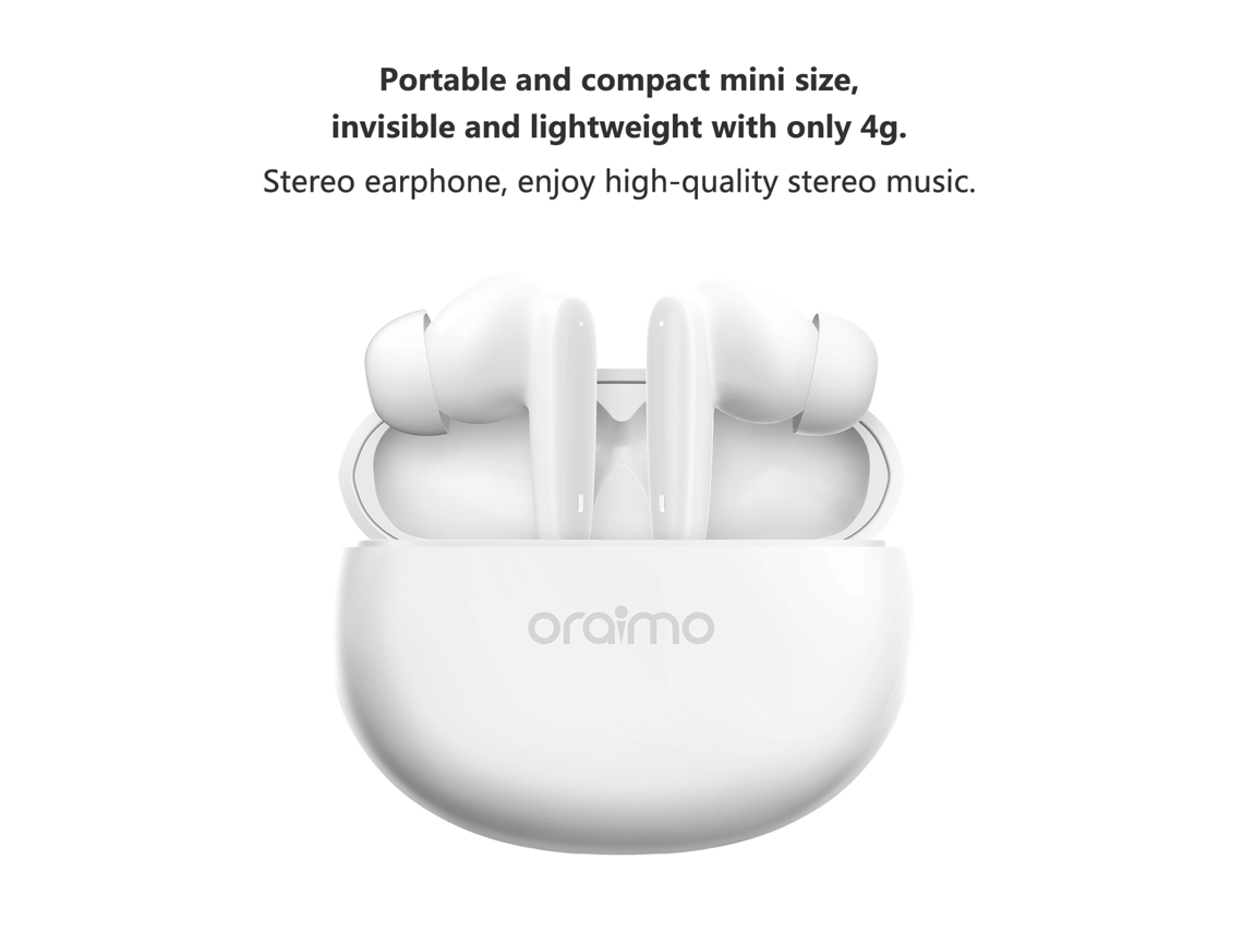 Auriculares Oraimo Oeb-e02d Con Diseño Ergonómico, Audio Nítido Y Resistencia Al Agua Ipx4.