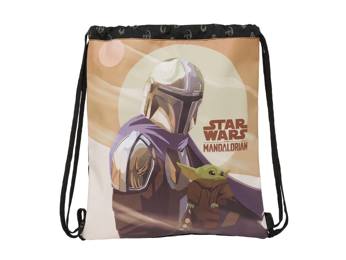 Mochila Saco Infantil This is the way (Negro Poliéster 300D) THE MANDALORIAN