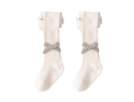2Uds Pantimedias Infantiles-18/20 Talla 6-12 Meses-Cuadros Blanco Roto.. 2Uds Pantimedias Infantiles-18/20 Talla 6-12 Meses-Cuadros Blanco Roto.. J...