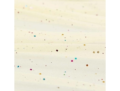 Tela De Tul De Malla Tejida Para Vestir Para Niños Cosiendo Decoración De La Casa Colorida Y Coloreada (Tj0556 --- 7 - 25X135Cm 0.25 Metros)