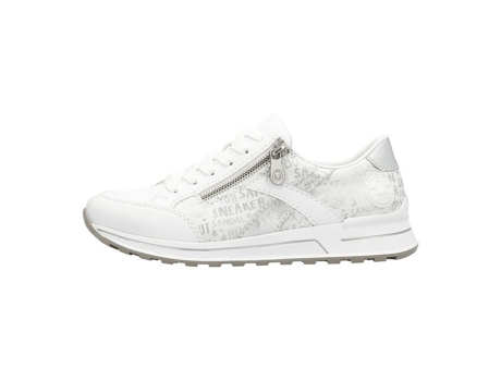 Zapatillas de Mujer RIEKER Piel Blanco (36)