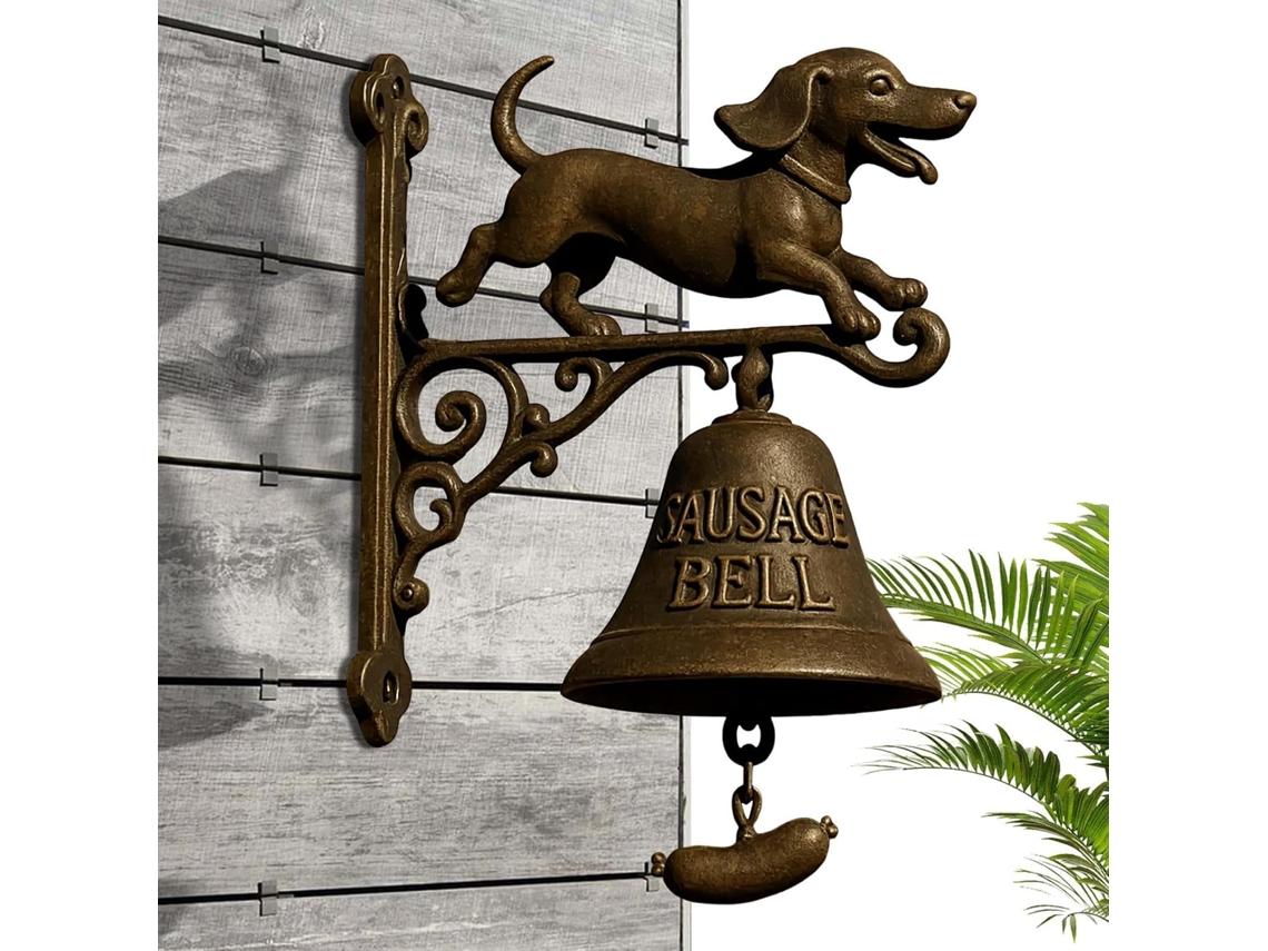 Campanas De Comedor Para Exteriores, Decoración Del Hogar, Timbre, Puerta Principal, Campana, Con Forma De Perro