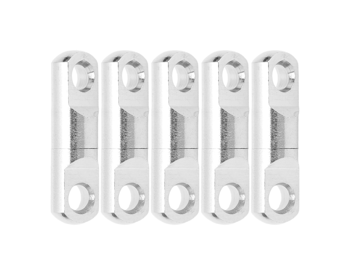 5 Piezas/juego Conector De Anzuelo De Pesca Pivotante Giratorio De 360° De Acero Inoxidable 7 Accesorio De Pesca