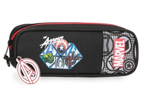 Estuche DISNEY (22 x 7 x 3 - Poliéster - Negro)