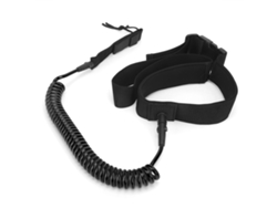 2026-cuerda De Seguridad Para Surf Tpu Helicoidal Elástica Confortable Con Tracción Para Tabla De Surf (negro)
