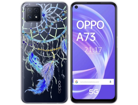 Carcasa Oppo A73 5G TUMUNDOSMARTPHONE Dibujos Transparente
