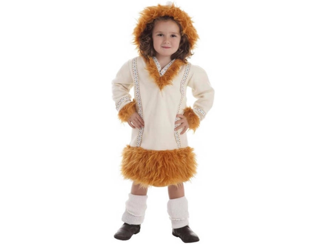Disfraz de Niña DISFRAZZES Esquimal Nui (Talla: 7 a 9 años)