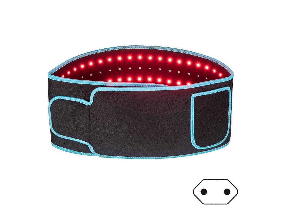 Cinturón de terapia de luz roja para aliviar el dolor corporal, dispositivo multifuncional de terapia de luz roja para hombres y mujeres