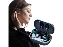 Auriculares Bluetooth TWS I27 ENC con cancelación de ruido y micrófono, resistentes al agua y con estuche de carga inalámbrica. Mdug