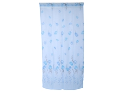FNINIJEDE Cortinas Transparentes Com Estampa De Girassol Elegante, Cortina De Chuveiro Com Proteção De Privacidade, Filtragem De Luz Para Varanda, Banheiro, Jan