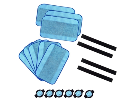 Ad-18 unids/lote neumático de rueda/paño de mopa/tapa de agua de repuesto para Irobot Braava 320/380/381/380T/390/390T