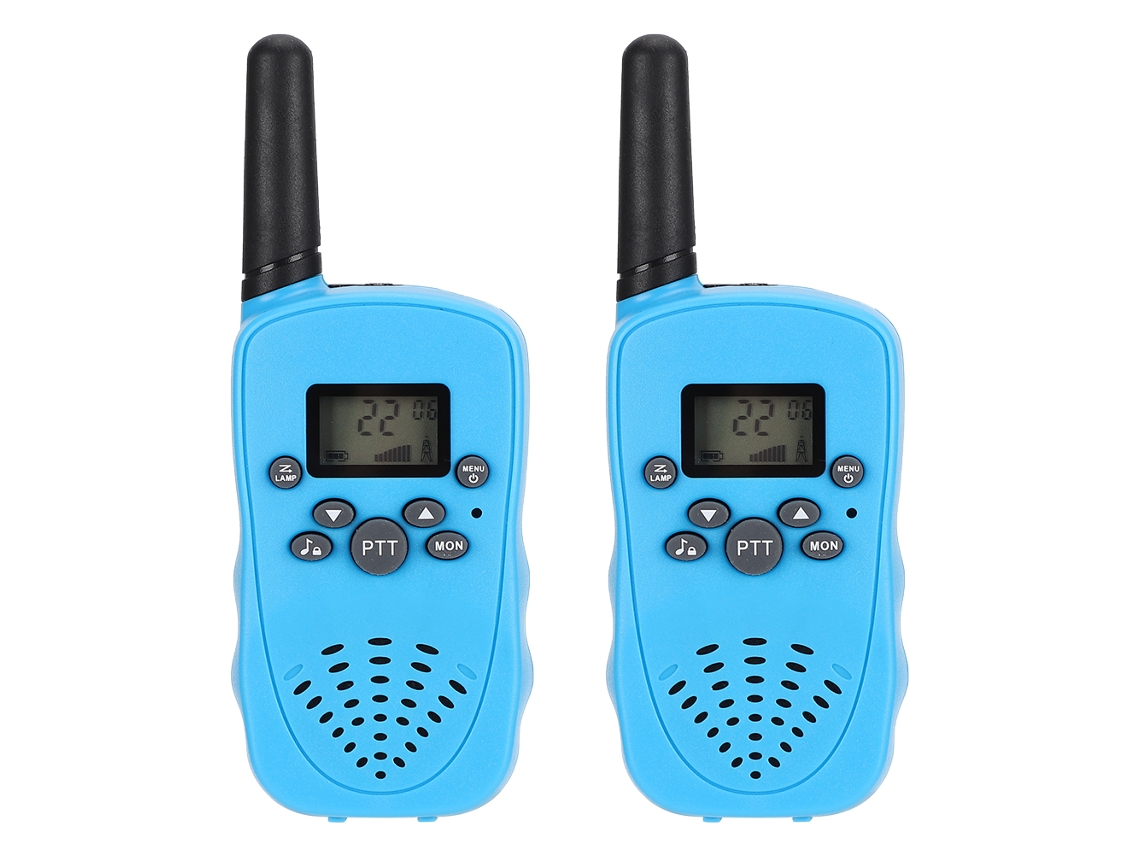 Radio Walkie Talkie con pantalla LCD y múltiples canales