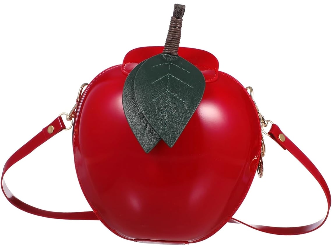 Monedero/bolso Bandolera De Piel Sintética Roja Para Niñas, Ideal Para Salidas Y Compras.