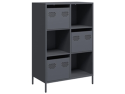 Maison Exclusive - Aparador De Acero Gris Antracita 68x39x103,5 Cm